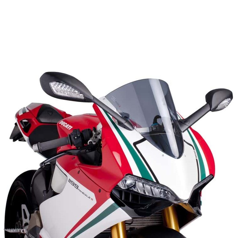 Double Bubble Ersatz Windschutzscheibe Smoked für Ducati 899 Panigale 2014-2015 
